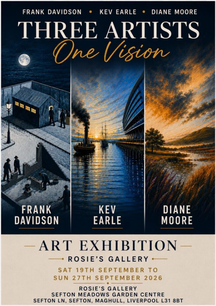 Three Artists One Vision Poster